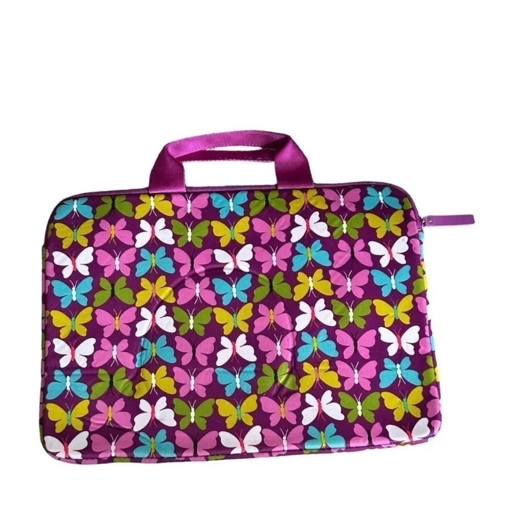 Vera Bradley Purple Butterfly Laptop Bag